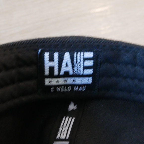 Hae Hawaii Mens Black 3D Puff Flag Flatbill Hat NWOT~ - Picture 4 of 6